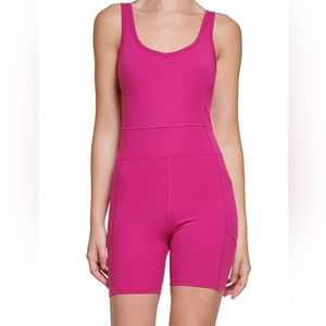 Calvin Klein Performance Bike Short Unitard with Built in Bra